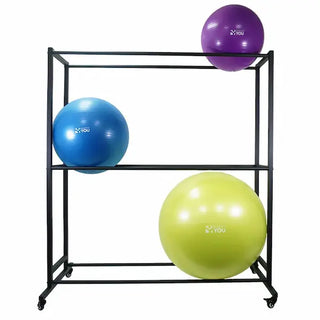 Health You HEA301, 6 Exercise Ball Rack With Wheels