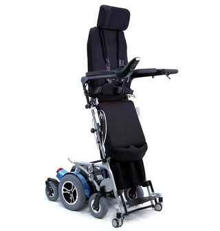 Karman XO-505 Multi Power Function Standing Wheelchair 18" Arctic Blue