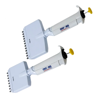 Multi Channel Pipette with Oxford Lab Products branding on a white background