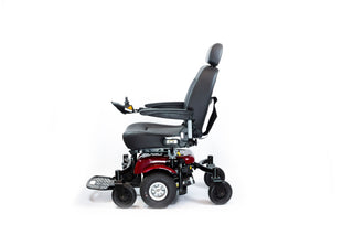 Shoprider 6Runner 10 Red Mid‑Wheel Drive Power Wheelchair-1