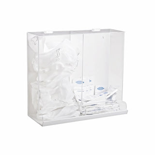 TrippNT 50101, Large Acrylic Apparel Dispensers, 2 in 1