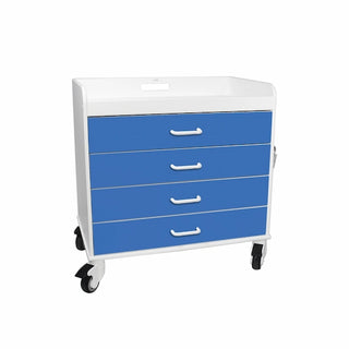TrippNT Extra Wide Compact Cart with 4 Locking Drawers