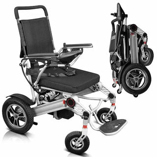 Vive Health MOB1029L Power Wheelchair for Mobility Folding, Black