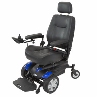 Vive Health MOB1054BLU Electric Wheelchair Model V for Comfort (Blue)