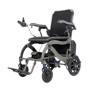 Vive Health MOB1125GRY Air Frame Power Wheelchair - Magnesium Collection