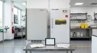 Flammable storage and explosion-proof laboratory refrigerators in a controlled lab storage environment