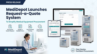 MediDepot Request-a-Quote system for structured medical equipment pricing and procurement