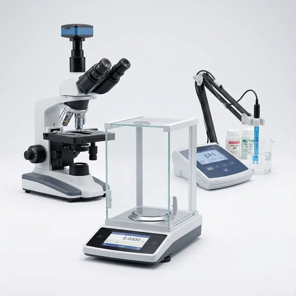 Lab Instruments & Microscopy | Balances, Scopes & pH Meters