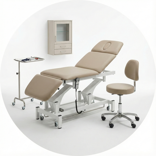 Electric adjustable medical treatment tables and clinical furniture for physical therapy clinics