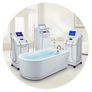 Professional physical therapy modalities and rehabilitation equipment including electrotherapy and ultrasound devices