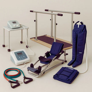 hysical Therapy & Rehabilitation: Electrotherapy & Modalities, Gait & Balance Training, Rehabilitation Exercise Equipment, Compression Therapy & Lymphedema, Continuous Passive Motion (CPM) & Ortho Rehab