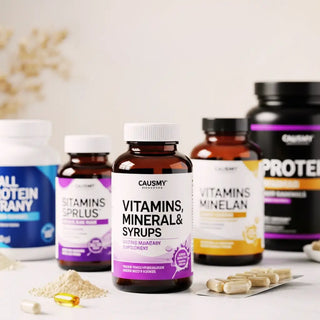 vitamins, mineral supplements and protein powders for medical nutrition and recovery