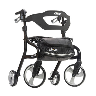 Drive Medical 102662BK Nitro Sprint Rollator Standard, Black color