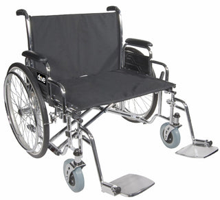 Drive Medical Bariatric Sentra EC Heavy-Duty, Extra-Extra-Wide Wheelchair, 26"