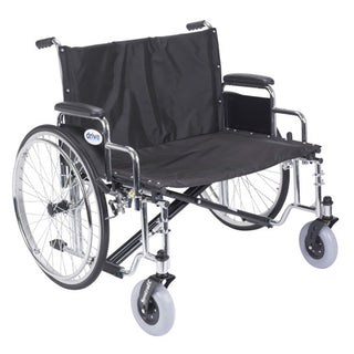 Drive Medical Bariatric Sentra EC Heavy-Duty, Extra-Extra-Wide Wheelchair, Detachable Desk Arm, 30"