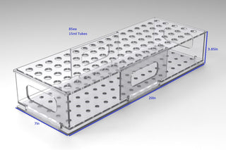 Poltex 50ml Conical Tube Freezer Rack-7x20in
