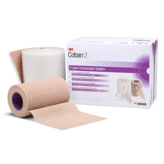 3M Coban993482_CS 2 2  Layer compression bandage with packaging on a white background