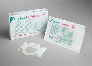 3M™ Tegaderm™ 764488_CS I.V. Dressing  Film  3-1/2 X 4-1/2 Inch Sterile  packaging on a gray background
