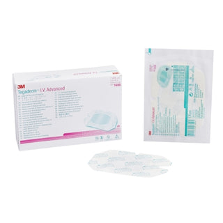 3M™ Tegaderm™ 764489_CS I.V. Dressing  Film 4 X 4-3/4 Inch Sterile packaging on a white background