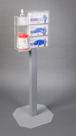 Poltex Disinfecting Station-Frosted Acrylic