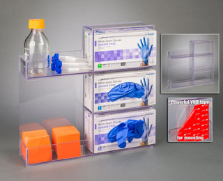 Poltex Glove Box Holder w/Shelf-3 box