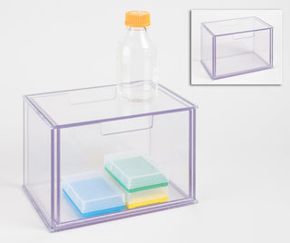 Poltex Benchtop Simple Riser Shelf w/Drawer