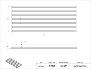 Poltex Sample Tube Strip Tray Stabilizer