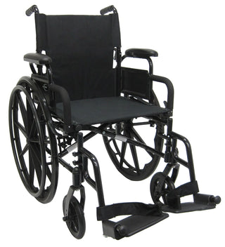 Karman 802-DY 18" Ultra Lightweight Wheelchair, Elevating Legrest