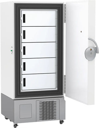ABS ABT-HC-1786-TS 37.6" Templog Premier Ultra-Low Freezer with open door on a white background