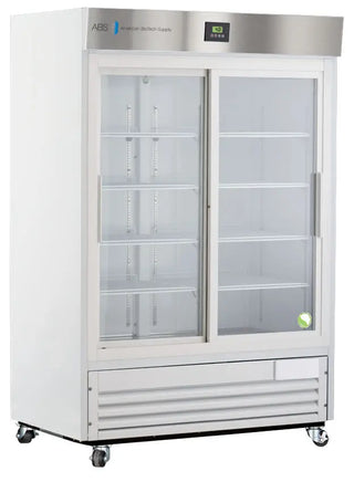 ABS ABT-HC-LP-47 54.125" Premier Laboratory Refrigerator with glass doors on a white background