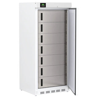 ABS ABT-HC-MFP-17P 30.875" Upright Laboratory Freezer with open door on a white background