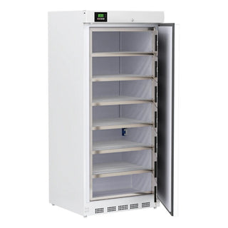 ABS ABT-HC-MFP-17P 30.875" Upright Laboratory Freezer with open door on a white background