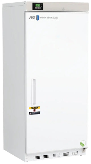 ABS ABT-HC-MFP-17P 30.875" Upright Laboratory Freezer with ABS logo on a white background