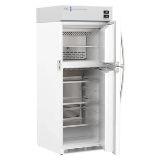 ABS ABT-HC-RFC-16A 31" Upright Refrigerator/Freezer with open door on a white background