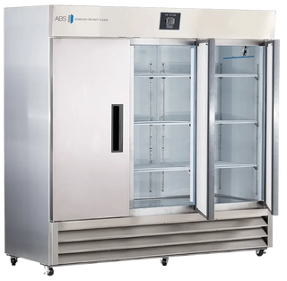 ABS ABT-HC-SSP-72 81.25" Premier Upright Laboratory Refrigerator, Stainless Steel