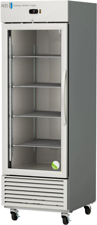 ABS ABT-HC-SSR-25G-LH 27.625'' Premier Upright Laboratory Refrigerator, Stainless Steel, Left Hinged
