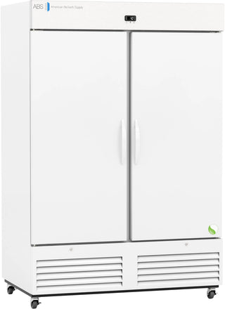 ABS ABT-VS-SLS-49 54" Upright Laboratory Refrigerator with double doors on a white background