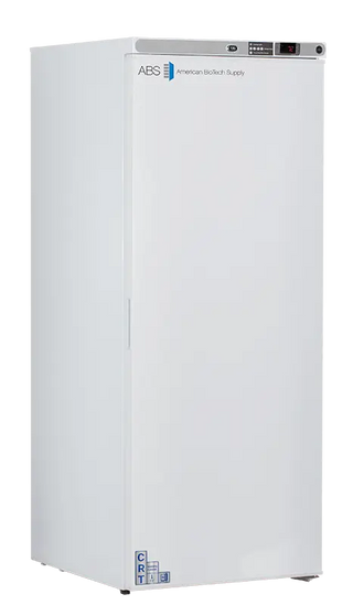 ABS CRT-ABT-HC-10PS 23.75" Upright Controlled Room Temperature Cabinet with ABS logo on a white background