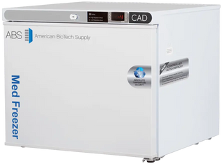 ABS Countertop Pharmacy Freezer PH-ABT-HC-UCFS-0120A-CAD with ABS branding on a white background