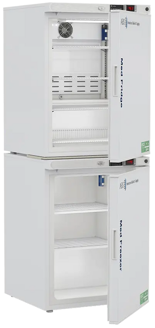 ABS PH-ABT-HC-RFC1020 23.75" Upright Pharmacy Refrigerator and Freezer Combination