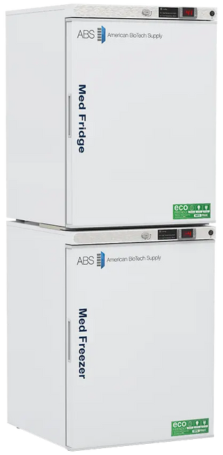 ABS PH-ABT-HC-RFC1020 23.75" Upright Pharmacy Refrigerator and Freezer Combination