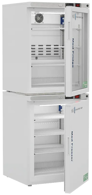 ABS PH-ABT-HC-RFC1030G 23.75" Upright Pharmacy Refrigerator / Freezer Combination