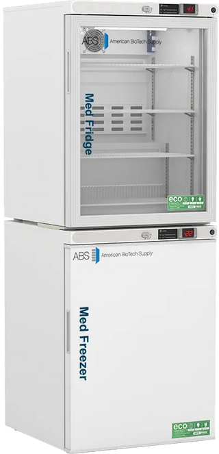 ABS PH-ABT-HC-RFC1030G 23.75" Upright Pharmacy Refrigerator / Freezer Combination