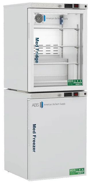 ABS PH-ABT-HC-RFC1040G 23.75" Premier Upright Pharmacy Refrigerator / Freezer Combination