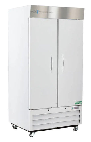 ABS PH-ABT-HC-S36S 39.625" Upright Pharmacy Refrigerator with ABS logo on a white background