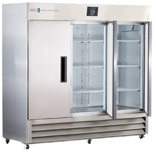 ABS PH-ABT-HC-SSP-72 Premier Upright Stainless Steel Pharmacy Refrigerator