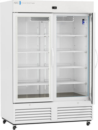 ABS PH-ABT-VS-S49G 54" Upright Pharmacy Refrigerator with glass doors on a white background