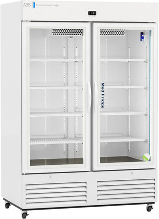 ABS PH-ABT-VS-S49G 54" Upright Pharmacy Refrigerator with glass doors on a white background