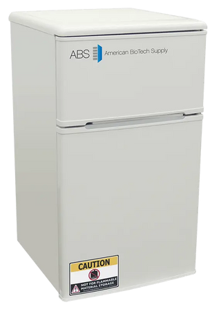 ABS Undercounter General Purpose Refrigerator/Freezer ABT-RFC-3M with American Biotech Supply logo on a white background