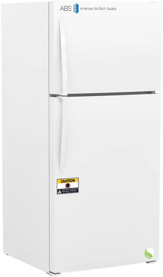 ABS Upright Refrigerator/Freezer ABT-HC-RFC20A with ABS American Biotech Supplies branding on a white background
